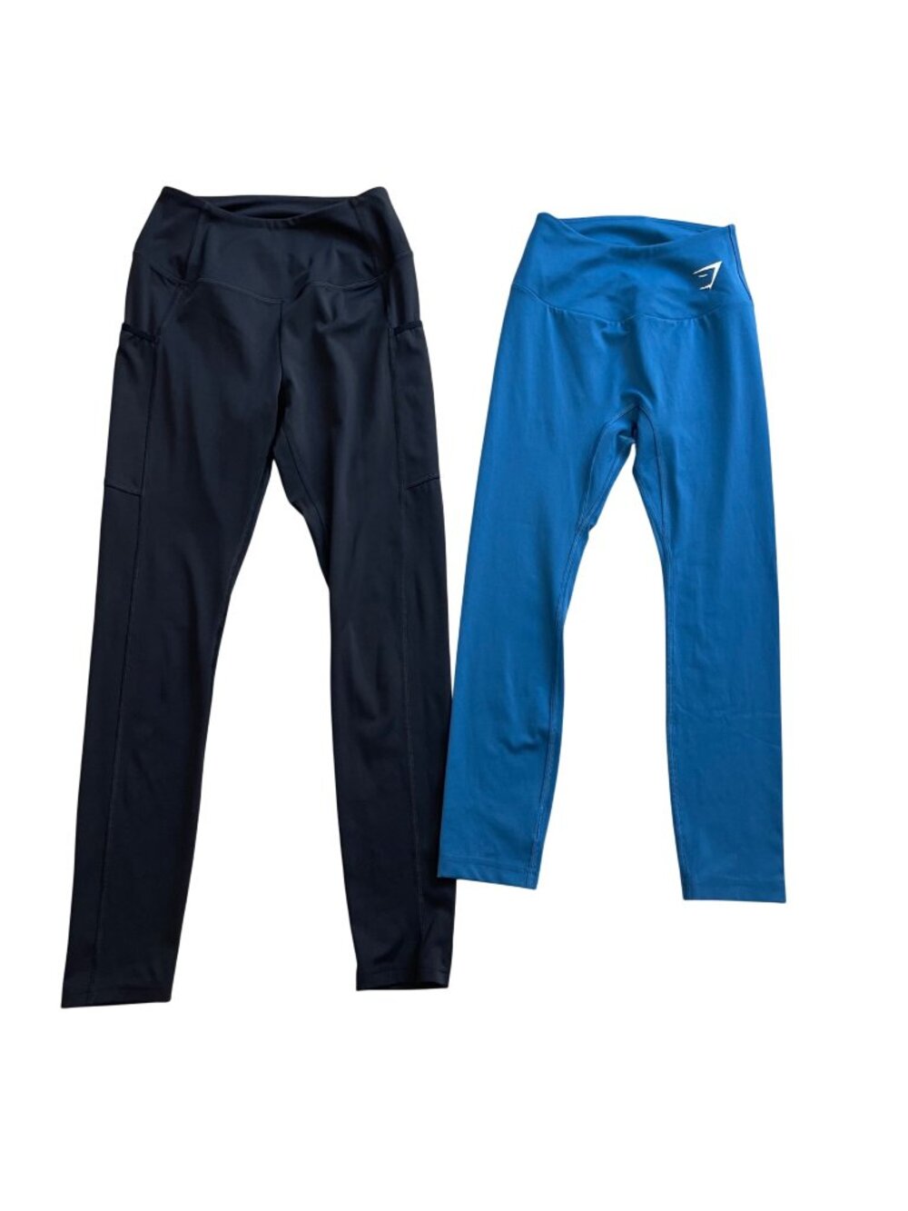 Gymshark Training 7/8 Leggings and Pocket Leggings Women's Size Small Blue Black